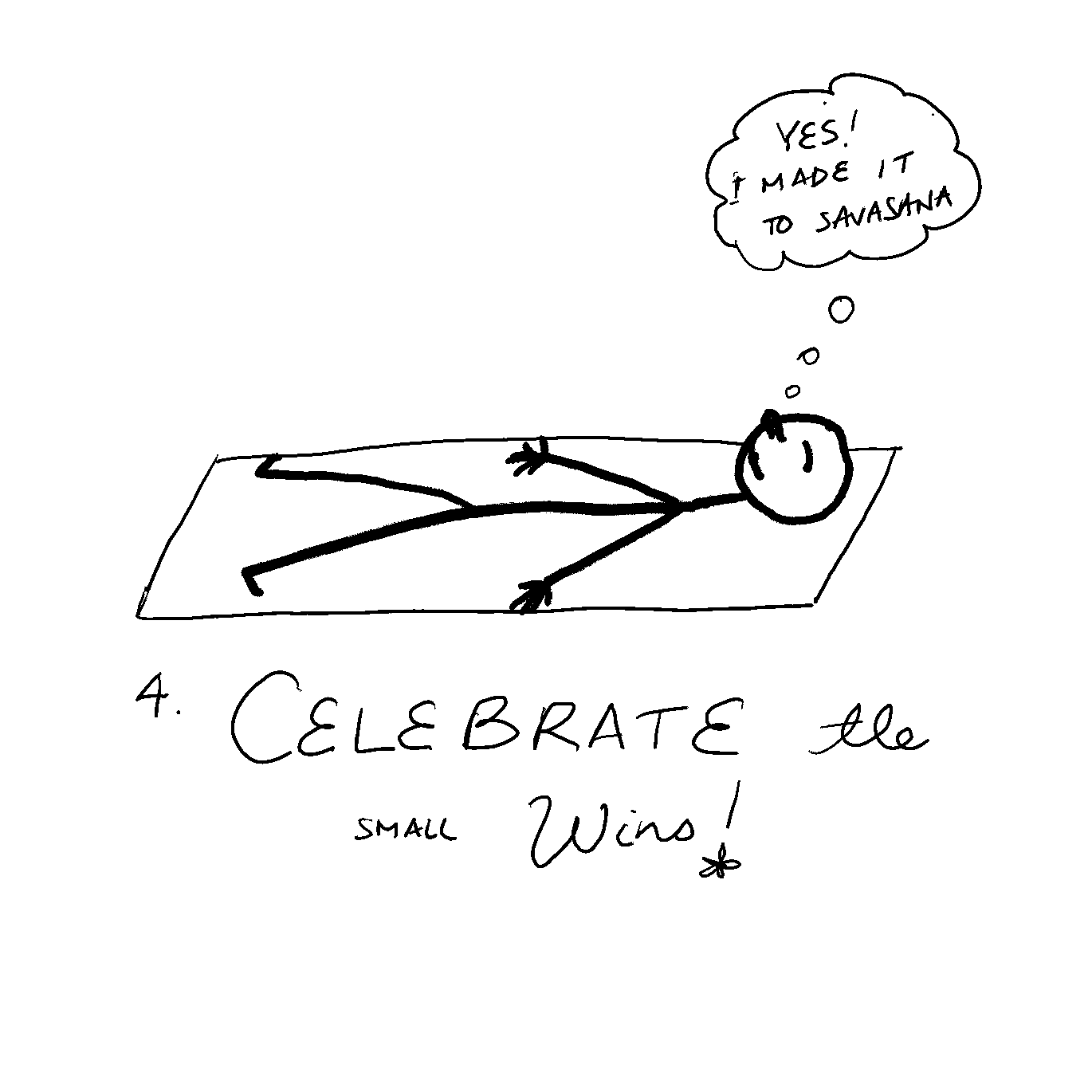 Yoga Class Rule 4: Celebrate the small wins