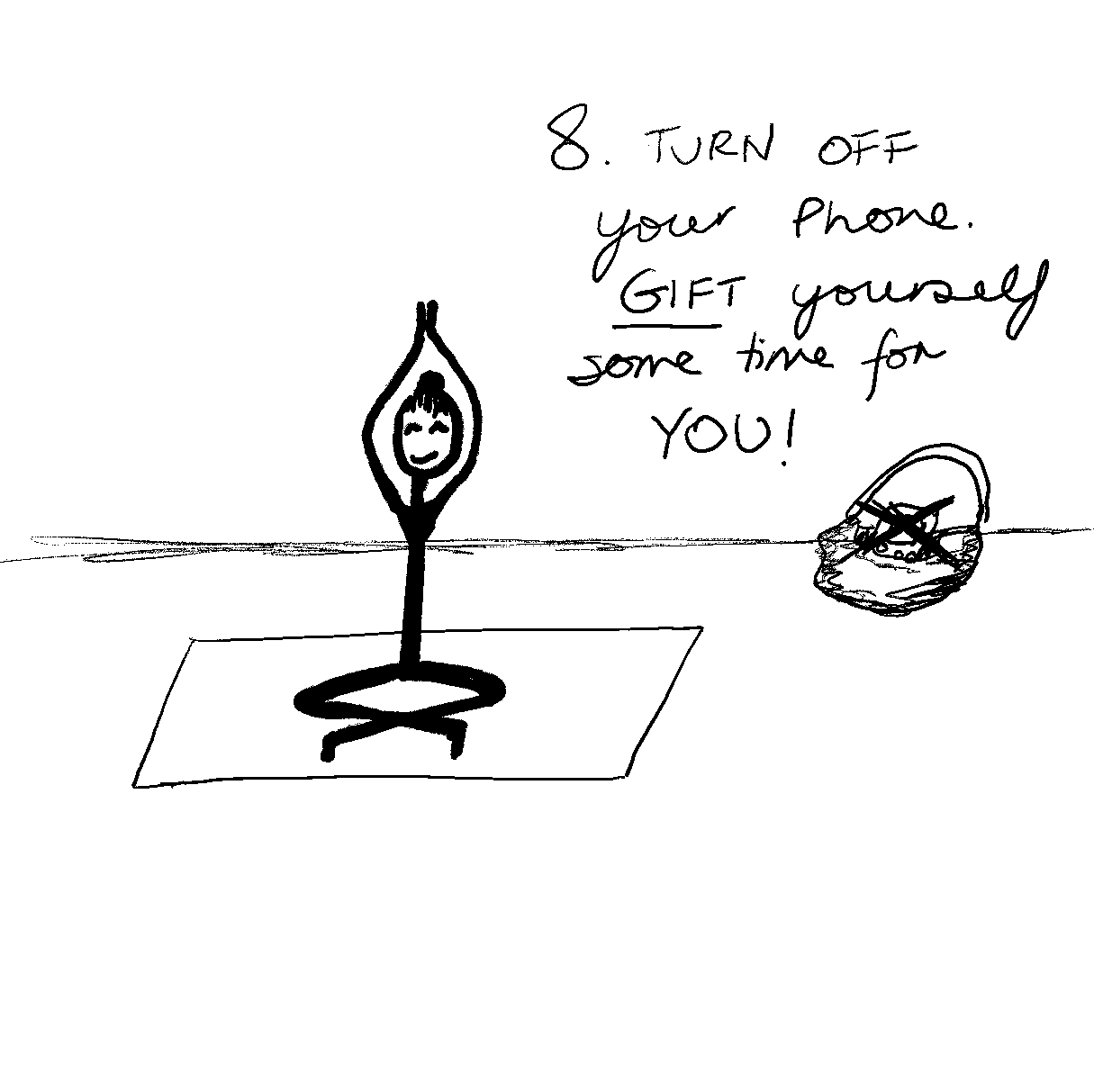 Yoga Class Rule 8: Turn off your phone